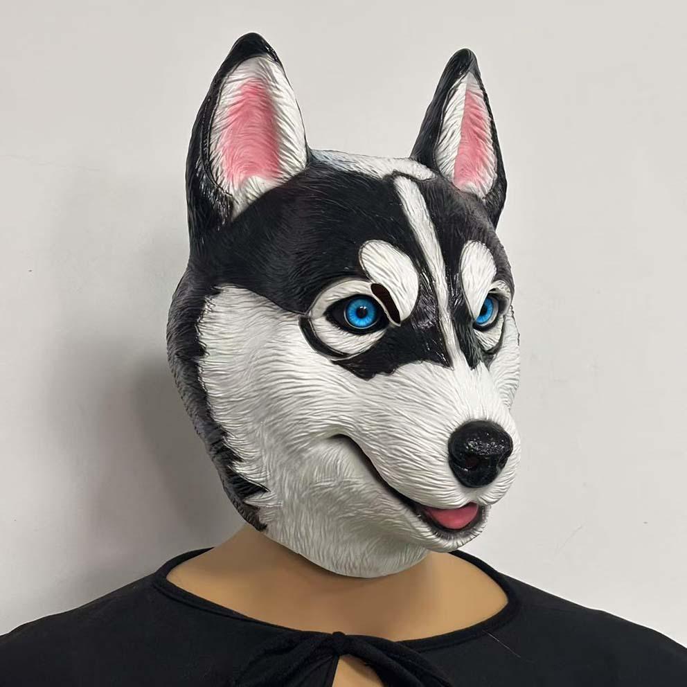 New Husky Headgear for Halloween cosplay Funny animal headgear featuring a Husky Party costume ideas