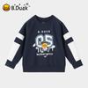 Детская толстовка с круглым вырезом B.Duck с мультяшным принтом для мальчиков