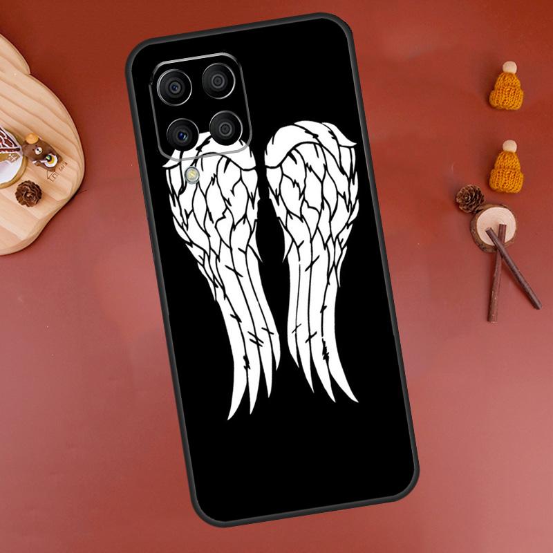 Daryl Dixon Wings Zombie Case For Samsung Galaxy M12 M32 M52 M30s M20 M21 M31 M51 M13 M23 M33 M53 M14 M34 M54 Cover