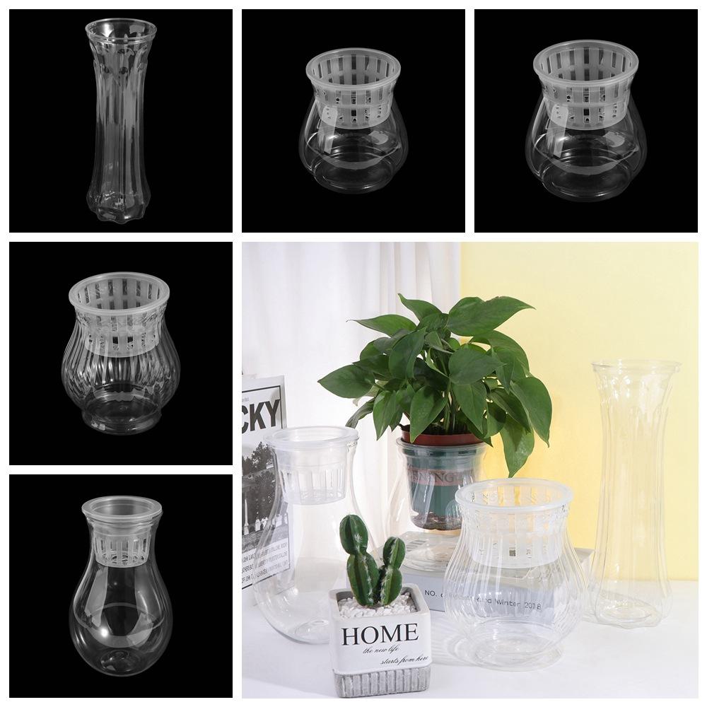 Floor-standing Aquatic Plant Container Plastic Hydroponic Flower Pot Creative   Living Room