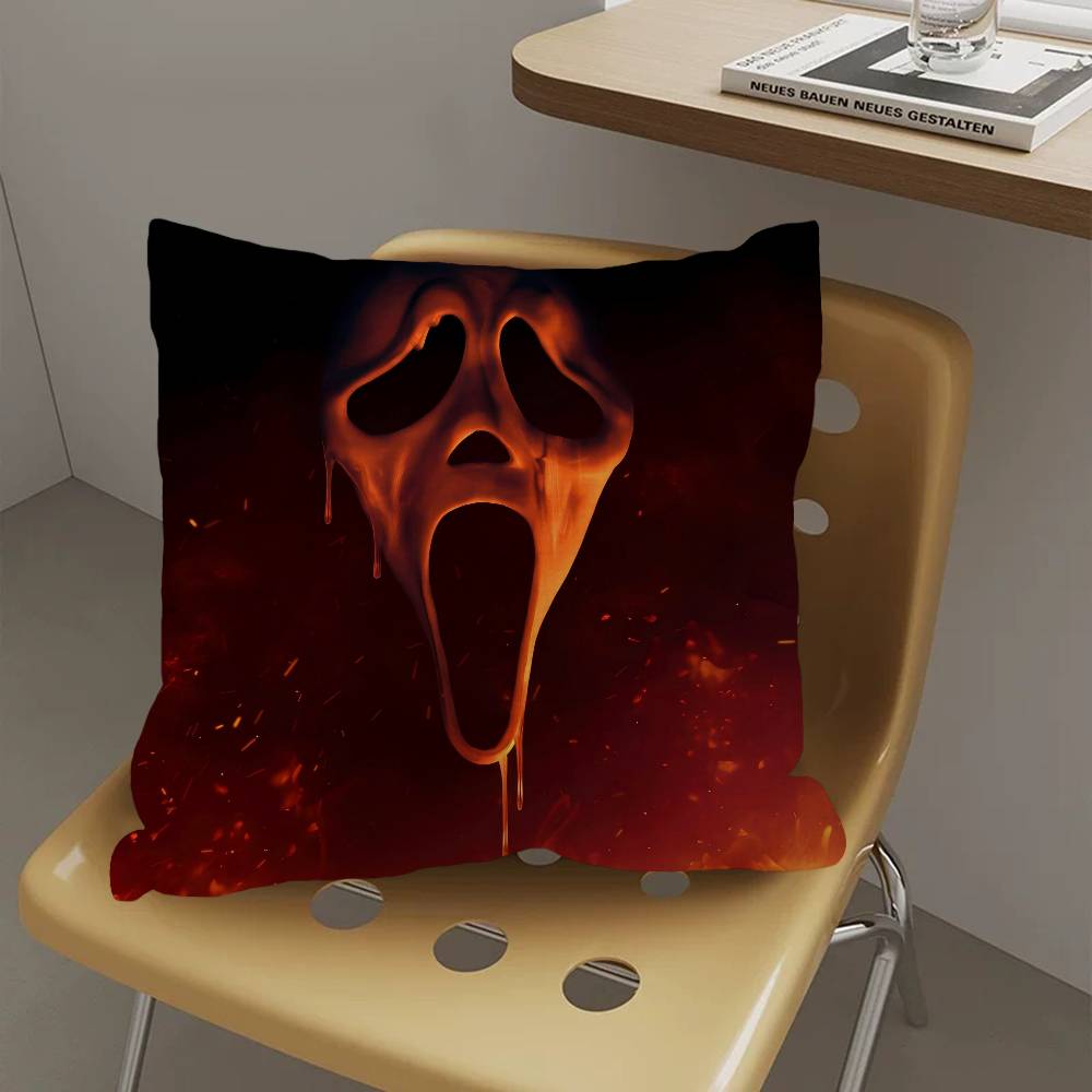 Cool H-Scream-W 45*45Cm Cushion Cover Pillow Cover Decor Pillowcase Home Pillowcase For Couch Pillow