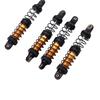 4PCS RC Metal Shock Absorber Dampers Double Section Spring Alloy 1 10 Scale RC Car Shock Absorber Gold