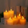 Remote Control LED Swing Flame Electronic Candle Light Suits The Glass Paraffin Decorative Furnishing Articles