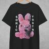 Унисекс футболка Sonic Youth с принтом кролика