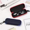 Denim Fabric Glasses Box Zipper Sunglasses Protection Container Eyeglasses Case Reading Glasses Organizer Carry Bag