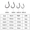 20PCS Carp Fishing Hook for Method Feeder Fishing Tackle Barbed Eyed Feeder  Fishing Hooks for Carp Hair Rig