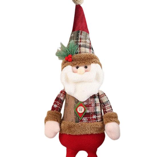 Рождественская кукла, выдвижная, стоящая, снеговик, Санта, олени, украшения ручной работы, праздничный домашний декор для украшения комнаты с елкой