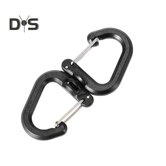 1/5 шт. вращающийся на 360 градусов крючок портативный легкий открытый кемпинг походный S-образный поворотный крючок вешалка пряжка для подвешивания кемпинговые аксессуары