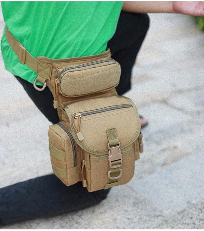 Тактическая поясная сумка с камуфляжным принтом