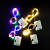 LED Copper Wire Light Button Battery Box Light Cake Bouquet Decorative Light String Adjustable Flashing Wreath Small Colored Lights