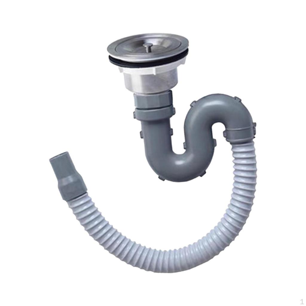 Комплект сливных труб для раковины для кухни и ванной комнаты