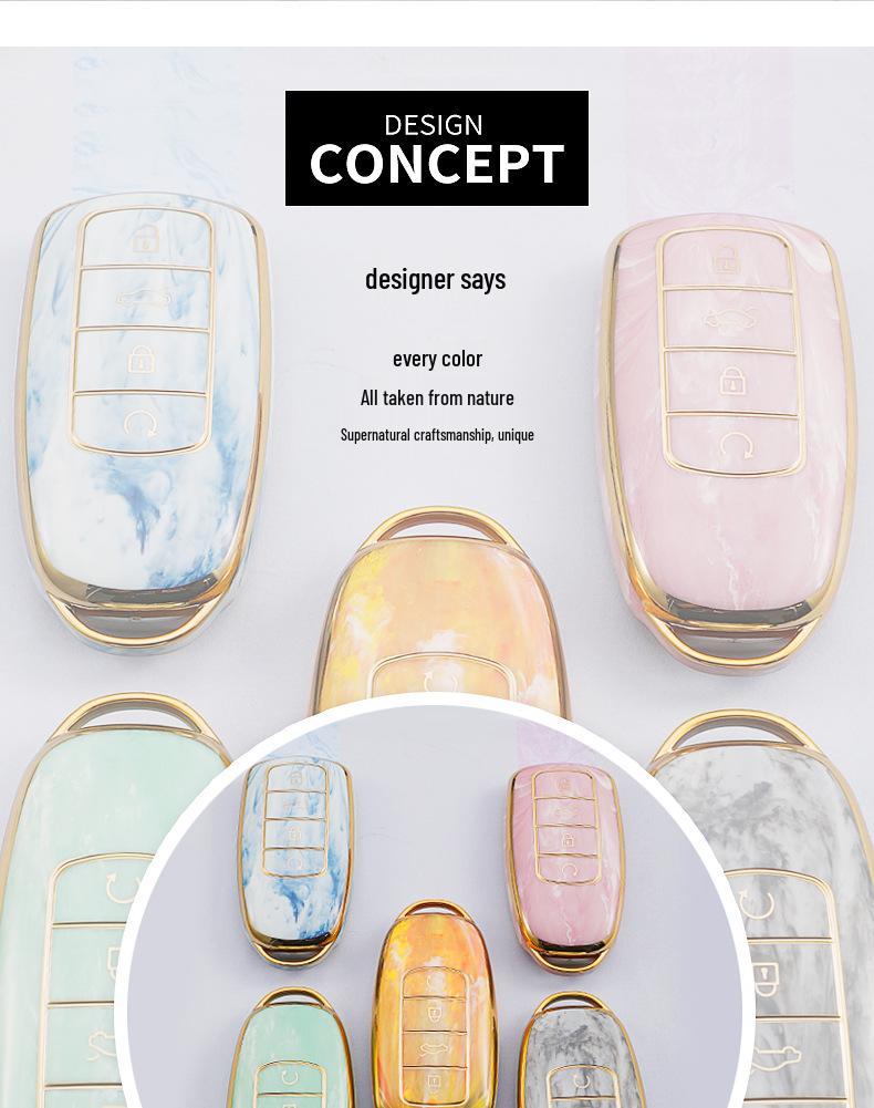 Чехол для ключа Chery для Tiggo 8plus и Arrizo 5PLUS - Защитная оболочка из ТПУ