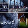 7м/12м/22м/32м солнечные фонари уличные водонепроницаемые солнечные светодиодные гирлянды с 8 режимами мерцания огней для садовой вечеринки свадебного декора