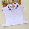 Literary And Versatile Shirt Collar Decorative Collar Embroidery Fake Collar Women'S Shirt Fake Collar B133