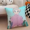 SSarina Tendouji Cushion Cover Throw Pillow Cover Hidden Button Durable Polyester Chair Cushion