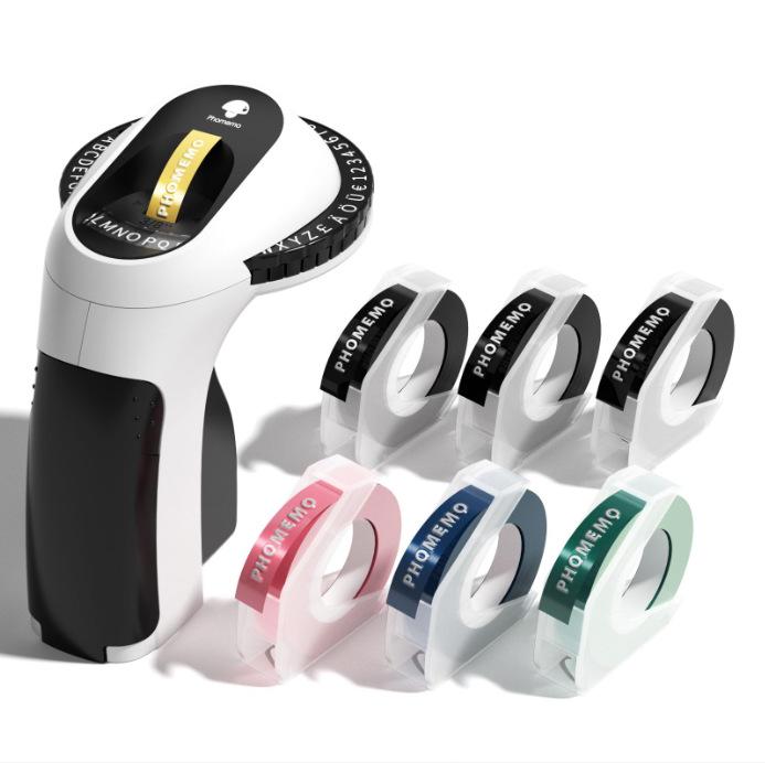 Портативный ручной ретро-принтер для тиснения этикеток Phomemo (Не требуется электричество)