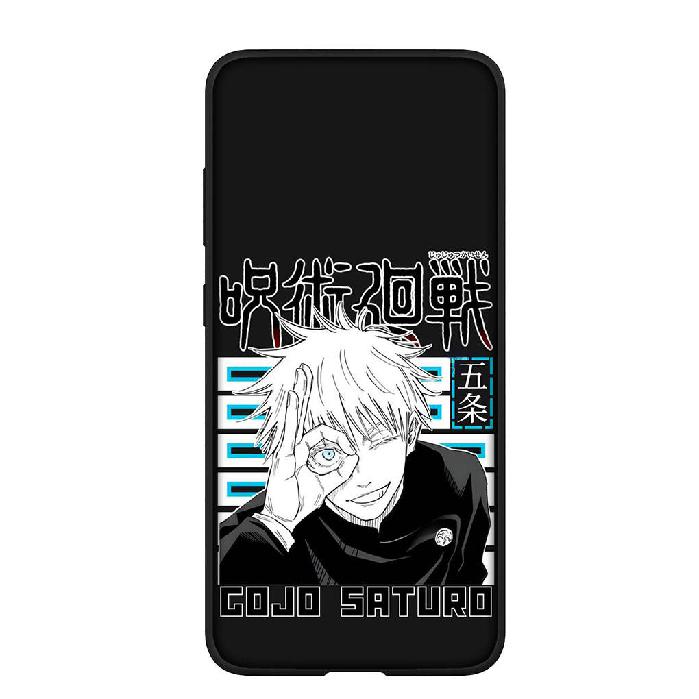 Чехол для телефона Samsung Galaxy S25 S24 S23 iPhone 16 15 Xiaomi Redmi Note 14 13 12 16E X Pro Max OPPO Moto Huawei Gojo Satoru Jujutsu Kaisen Cool Cover
