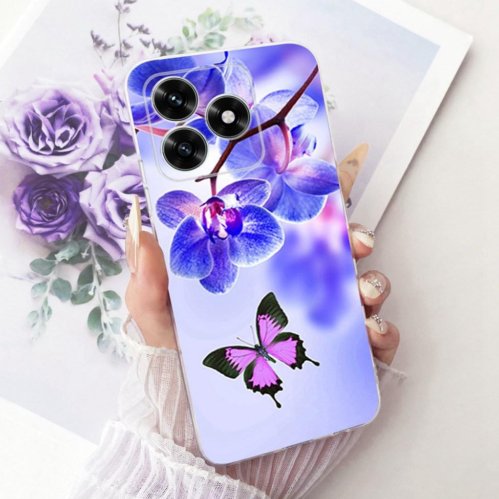 Case For Honor X5C Plus Cover Transparent Luxury Cute Cat Fashion Butterfly Cool Painted Casing For Honor X5cPlus