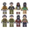 8pcs Specia Force Gangster Villain Thief Terrorist Soldiers SWAT Weapon Building Blocks Kit Bricks Sets Model Kids Toys