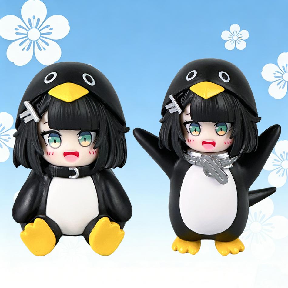 Arknights Endfield Фигурки Pengmin Маленький Косплей Модель Pengmin Коллекция Аниме Настольный Дисплей