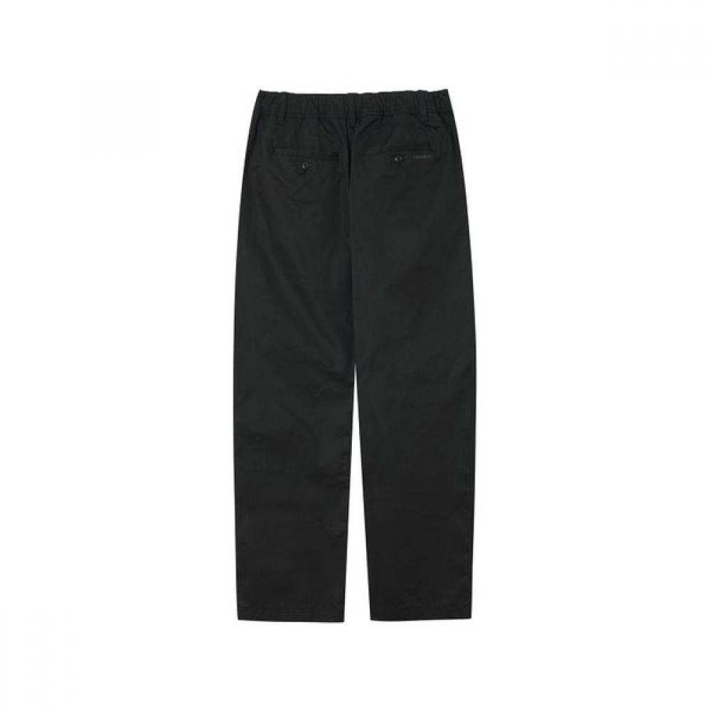 KANGOL Хлопковые прямые брюки черные 4568