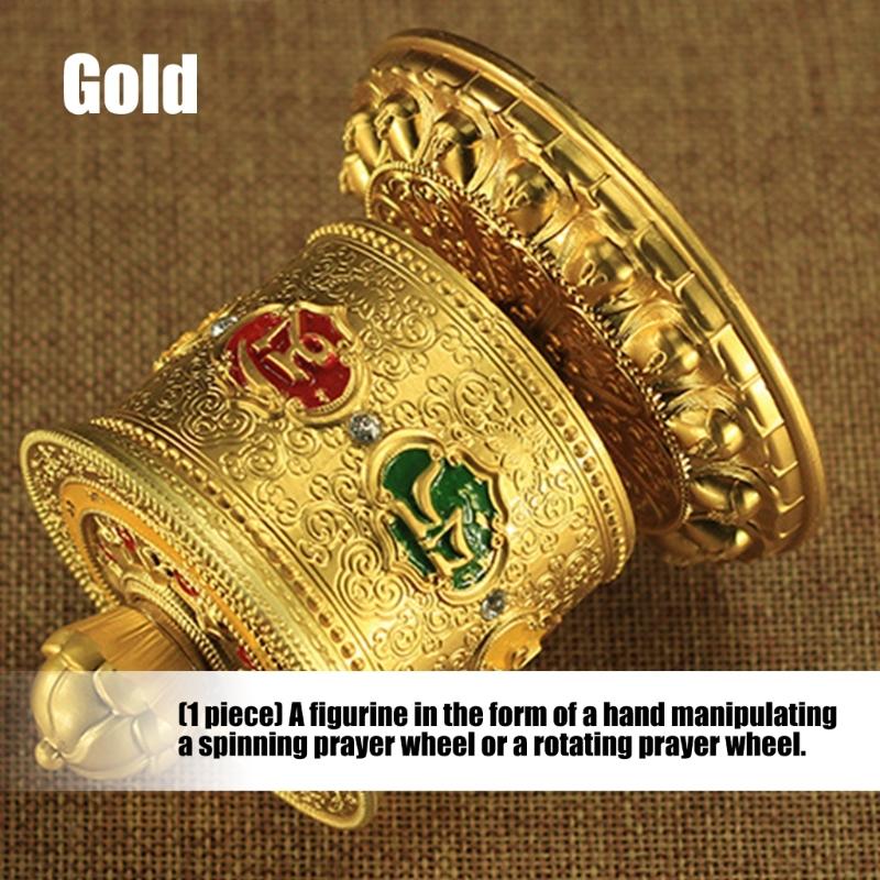 Тибетское молитвенное колесо Настольное молитвенное колесо Будды Писания Молитвенное колесо для Молитв Благословения Медитаций Исцелений Йоги