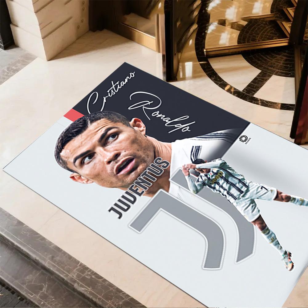Ronaldo's Manchester Legacy Area Rug Perfect for Study room Playrooms Foyer Balcony Antislip Carpet Decorate Offices