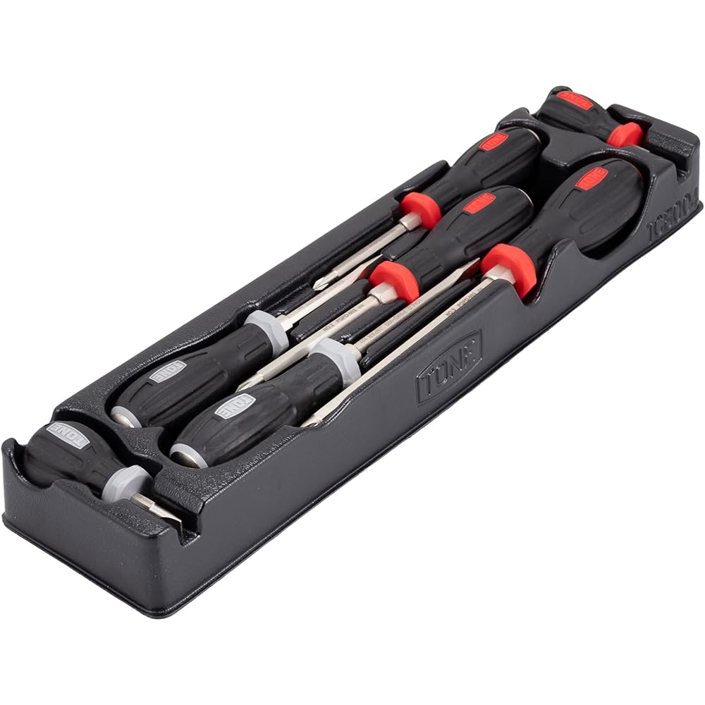 Набор отверток Tone Power Grip, 7 шт., прочный, эргономичный дизайн, набор инструментов
