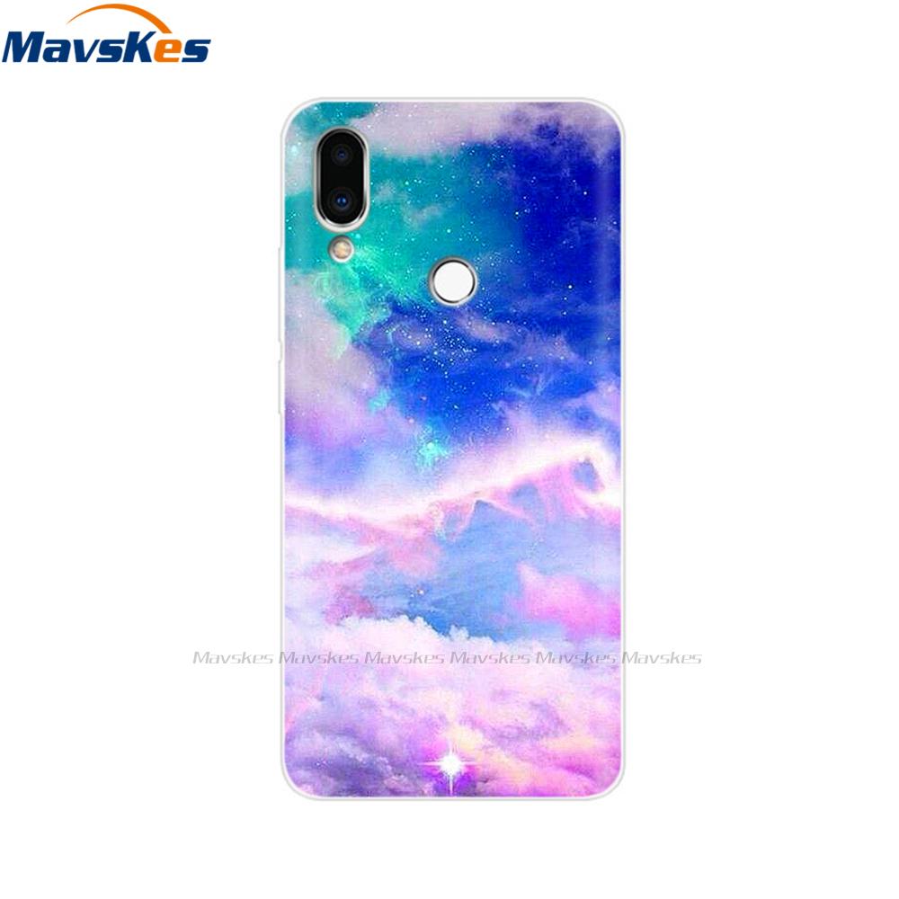 Мягкий чехол из ТПУ для Meizu Note 9 с принтом кошки, животного, цветка, защитные силиконовые чехлы, корпуса для телефона, сумки, бампер для Meizu Note9
