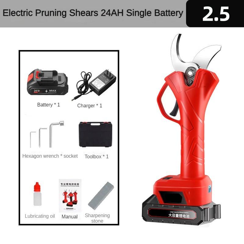 Перезаряжаемые ножницы для обрезки веток, бытовые садовые инструменты для обрезки фруктовых деревьев, портативные электрические секаторы