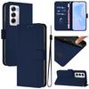 Luxury Solid Color Flip Leather Wallet Phone Case with Card Slot Stand for OPPO Reno 12 Pro 12FS 12F 11F 11 9 Pro
