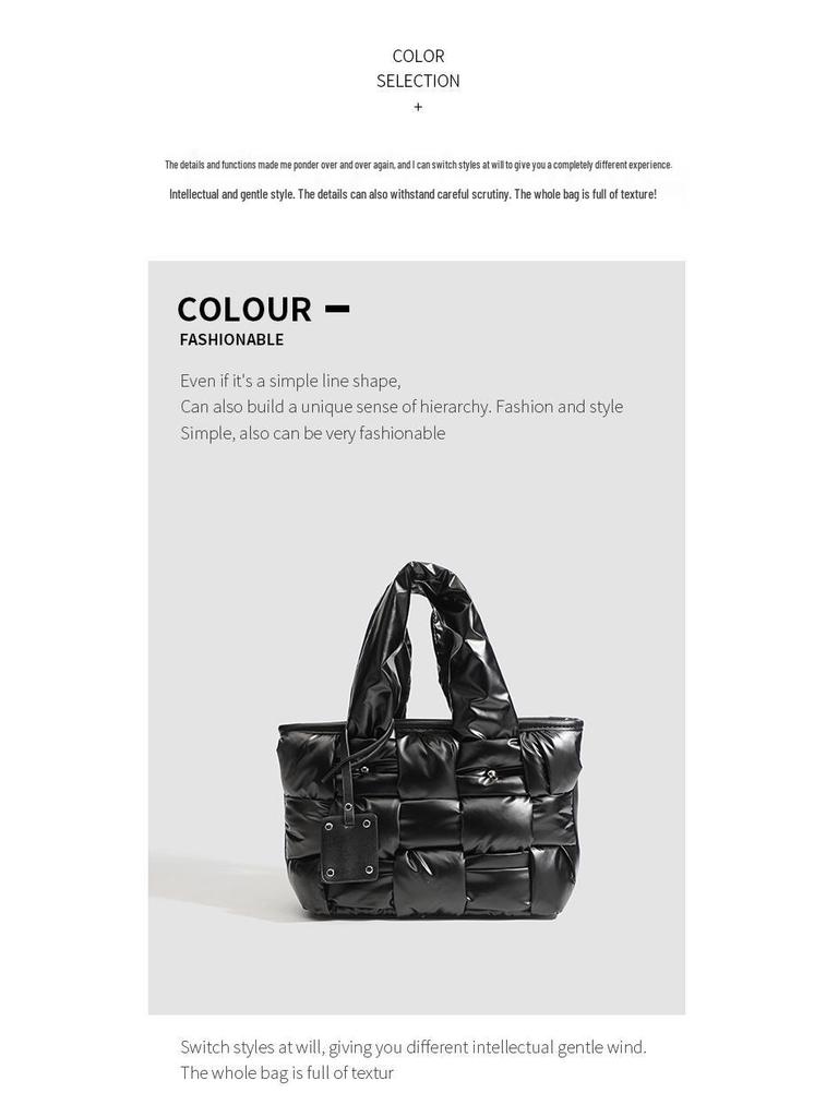 2024 Гуанчжоу Плетёная Сумка Кроссбоди и Тоут: Высококачественная женская модная сумка