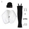 Fashion Plush Coat Handmade Dresses Hat Set New Winter Wear Clothes  1/6 Doll&29~32 Cm Doll