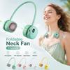 5 Speeds Foldable Cooling Fan Rechargeable Silent Fan Portable Neck Fan  For Travel,Office,Outdoor
