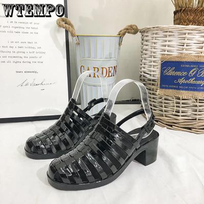 Дышащие, плоские, толстые, нескользящие, повседневные рабочие туфли, женские, весна-лето, большие размеры, однотонные, одинарные туфли