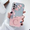 For Samsung Galaxy A53 5G Case Soft Slim Luxury A-Z Letters Back Cover Fundas Clear Bumper For Samsung A 53 5G Transparent Shell