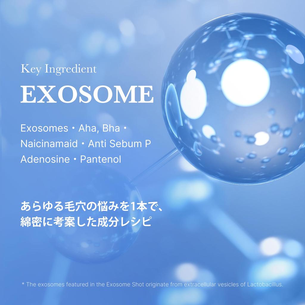 Medicube Zero 1DAY Exosome Shot a topical needle serum for pore firming and Korean cosmetics 2000ppm, leading,