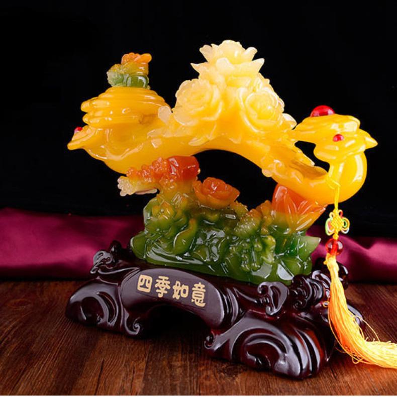 Китайский стиль Счастливый нефрит Руи Украшение для дома Подарочный подарок для гостиной Винный шкаф Украшения