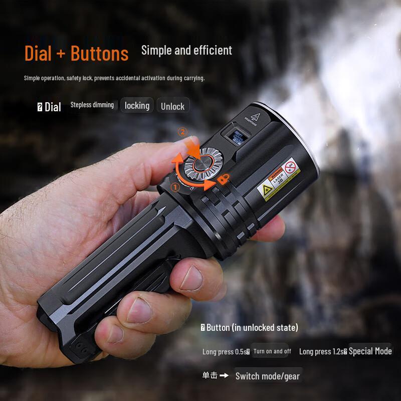 Fenix LR36R Laser Long-Range Search Flashlight