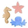 Набор из 7 формочек для печенья в виде морских существ: Лобстер, Морской конёк, Ракушка Формы для выпечки из нержавеющей стали.