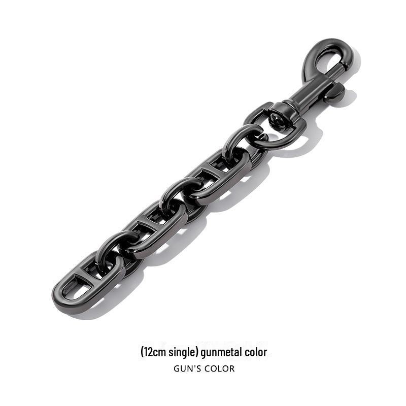 Женская сумка-слингер подмышкой с коротким ремешком и декоративной цепочкой, SP-21, совместима с сумками-седлами GU Chi.