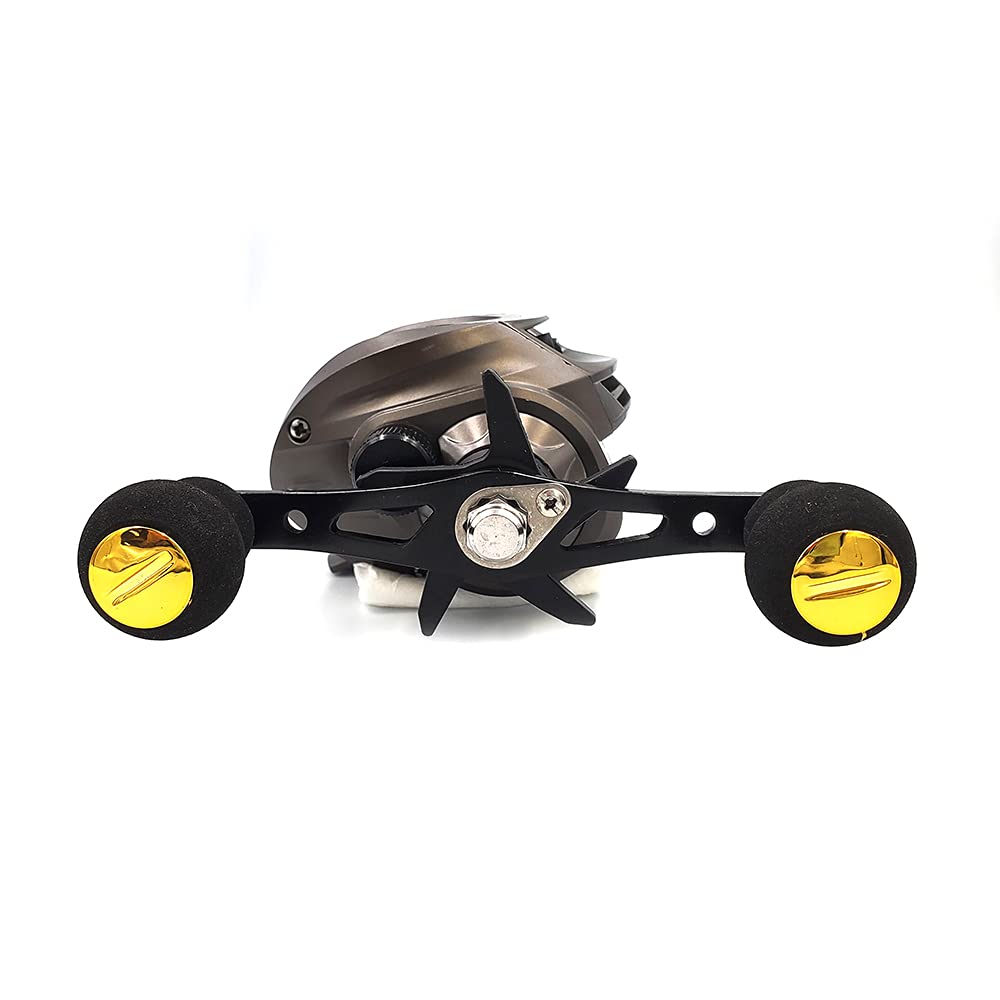 VISPREA, the Perfect Reel for Beginners, Bait Reel, Left-handed or Right-handed, Ultra-lightweight, Deep Groove Spool, 8kg Drag, 7.2:1 Gear Ratio,