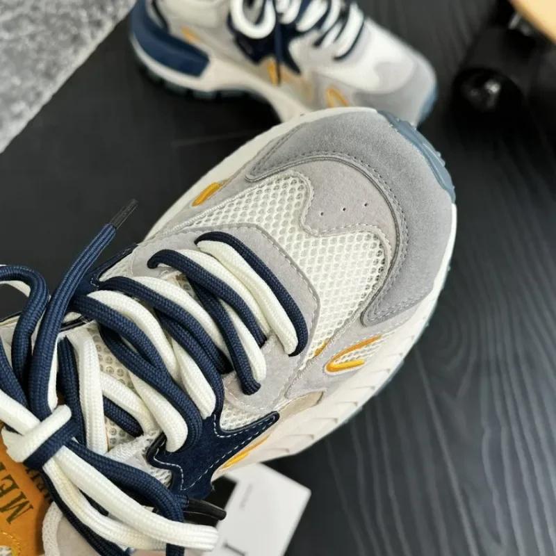 Модные женские кроссовки женские кроссовки на вулканизированной платформе повседневные женские туфли на плоской подошве сетчатые дышащие кроссовки для бега и ходьбы массивные летние спортивные