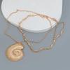 Exaggerated Summer Conch Necklace Set: Elegant European & American Women's Alloy Fashion Accessories