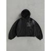 2026 Fall Winter Hooded Zip Sweatshirt Printed Streetwear Loose Vintage Outerwear Women