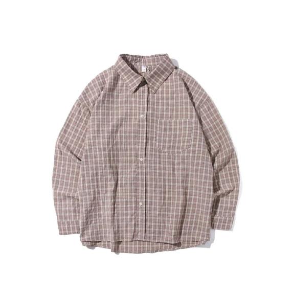 Рубашка с длинным рукавом с буквенным принтом 2024 года в японском стиле в стиле Гонконга, свободная рубашка для мальчиков, летнее модное универсальное повседневное пальто