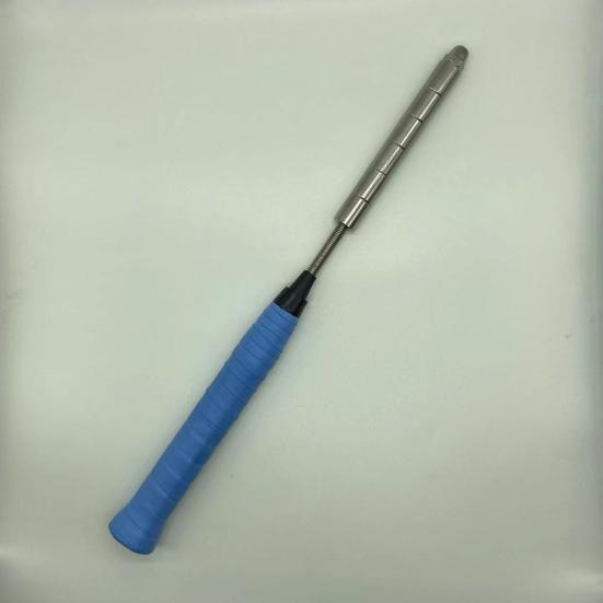 Тренировочное устройство для бадминтонной ракетки с противоскользящей ручкой, реалистичный дизайн, конструкция из нержавеющей стали для бадминтона