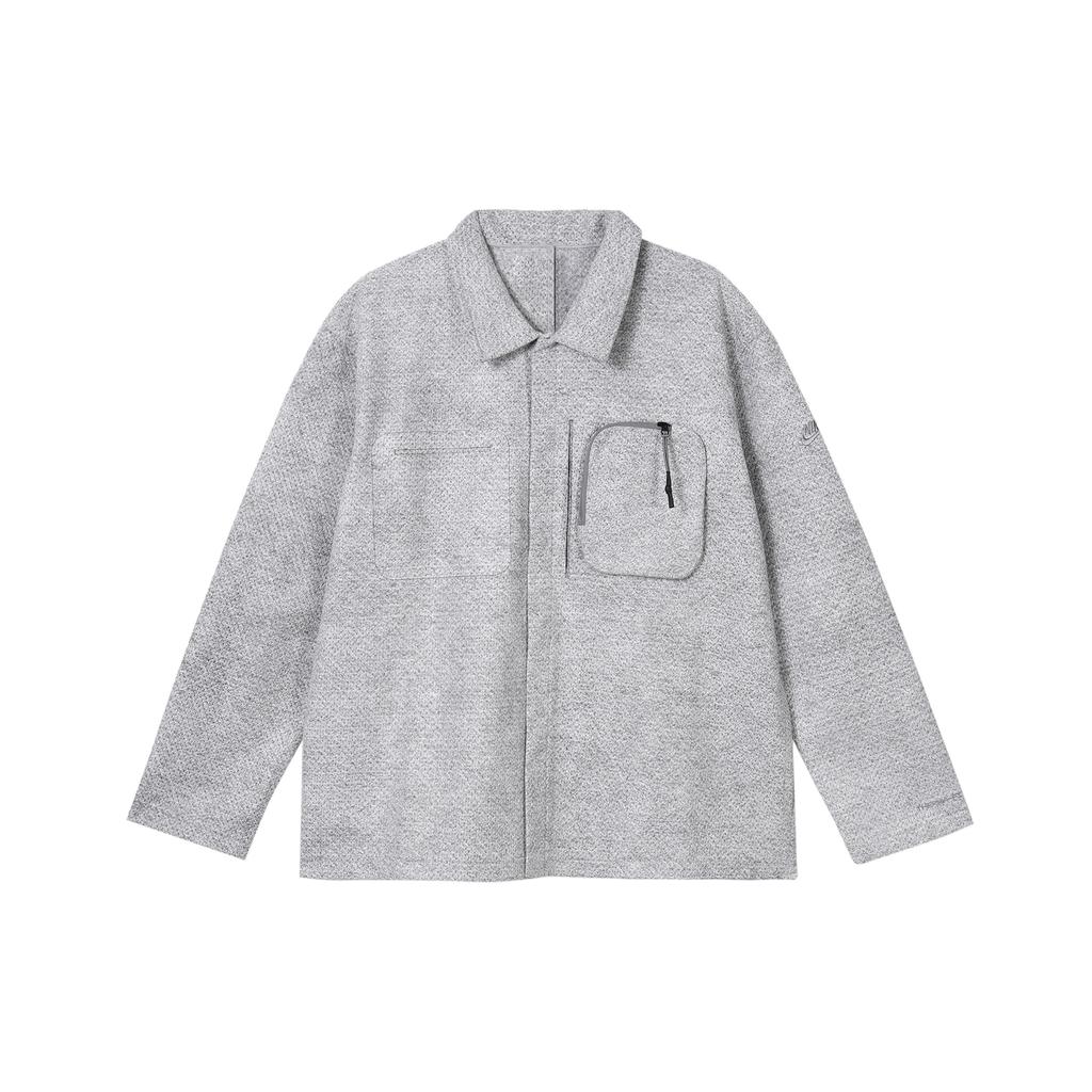 Nike Куртка мужская Forward Solid Color с длинным рукавом Cool-Gray DV9993-084