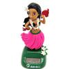 Dancing Hawaii Girl Hula Girl Dashboard Bobble Shaking Head Doll | Solar Power Hawaiian