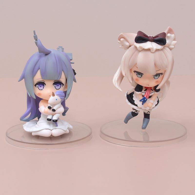 Azur Lane Единорог и Харман ПВХ Коллекционные Фигурки для Фанатов Аниме